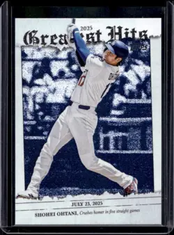 2026 Topps Shohei Ohtani 2025 Greatest Hits #GH-17 Dodgers - Image 1
