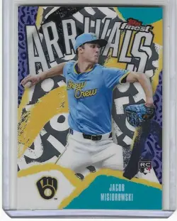 Jacob Misiorowski 2026 Topps Finest Rookie Arrivals $1.50 SHIPPING - Image 1