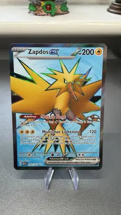 192/165 - Zapdos ex - 151 -Scarlet & Violet - Pokemon TCG - Full Art - Image 1
