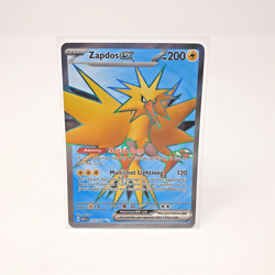 Zapdos ex 192/165 151 Pokemon TCG Card Scarlet & Violet Full Art Rare Holo ENG - Image 1