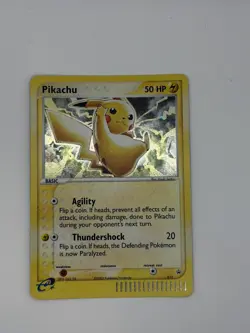 Pikachu 012 Black Star Promo EX Series Collector's Tin Holo Pokemon Card MP - Image 1