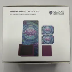 Arcane Fortress Card Deck Box for MTG Commander, Fits 100+ Card (Blossom Grace) - Image 3