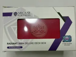 Arcane Fortress Card Deck Box for MTG Commander, Fits 100+ Card (Blossom Grace) - Image 4