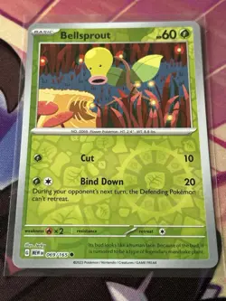 Bellsprout - 069/165 - Reverse Holo - ENG Pokemon 151 MEW EN - NM/M Pokemon Card - Image 1