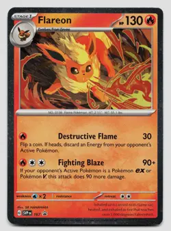 Pokemon Flareon - (Cosmos Holo) Promo SV: Scarlet & Violet Promo Cards 167 NM - Image 1