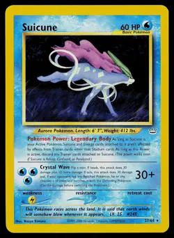 Pokemon Card - Suicune Neo Revelation 27/64 Rare - Image 1