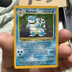 Pokemon TCG CARD Blastoise 2/102 Base Set Holo Rare Unlimited MP - Image 1