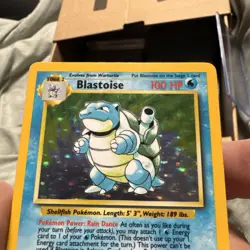 Pokemon TCG CARD Blastoise 2/102 Base Set Holo Rare Unlimited MP - Image 2