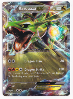 Pokemon TCG Rayquaza EX XY73 Black Star Promo Holo English Rare Card 2015 - Image 1