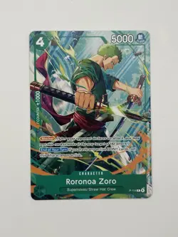 One Piece TCG Roronoa Zoro P-114 Convention Exclusive Promo Card English (2) - Image 1