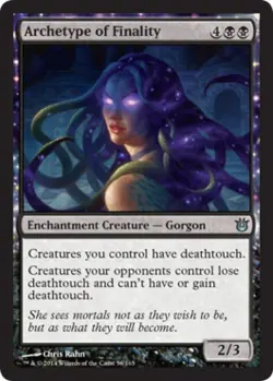 Archetype of Finality - BG MTG - Damaged / Poor - Image 1