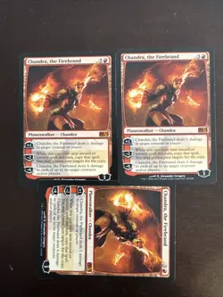 MTG - 3X Chandra, the Firebrand - Magic 2012 (M12) - NM - $1 Ship - Image 1