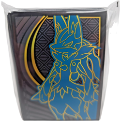 Pokemon ETB Sleeves Mega Evolution Lucario Individual Card Sleeves 65 Ct - Image 1