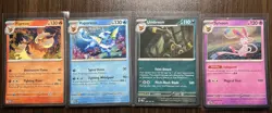 Pokemon TCG Prismatic Evolutions Costco Mini Tin Cosmos Promo Cards Set Of 8 NM - Image 1