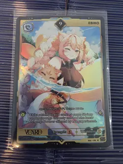 Ebiko 9 Holo First (1st) Edition Rising Stars Card GamerSupps VCard 008/190 - Image 1