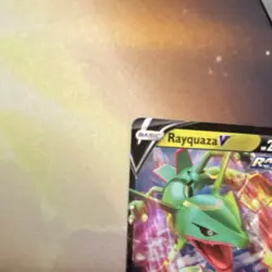 Pokemon Rayquaza V SWSH147 Promo Holo Card Sword & Shield 210HP Basic - Image 2