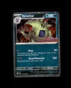 Tyranitar (Paldea Evolved Stamp) 135/193 Miscellaneous Cards & Products Pokemon - Image 1