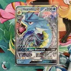 Pokemon Gyarados GX TCG Hidden Fates Holo Ultra Rare Card 16/68 NM/M Condition - Image 1