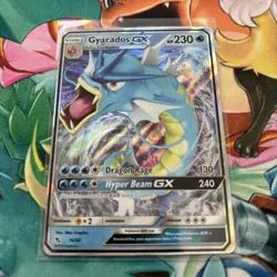 Pokemon Gyarados GX TCG Hidden Fates Holo Ultra Rare Card 16/68 NM/M Condition - Image 2