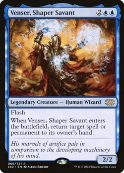 MTG - Venser, Shaper Savant - Double Masters 2022 - X1 - (NM) - - Image 1