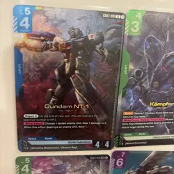 Gundam TCG Steel Requiem Lot of 6 Cards ALL LR ALL NM - Image 2