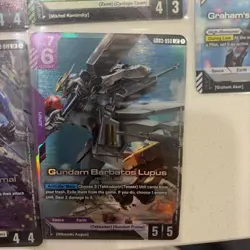 Gundam TCG Steel Requiem Lot of 6 Cards ALL LR ALL NM - Image 4