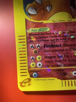 Charizard - (Box Topper) 009/012 Jumbo Cards Reverse Holo - Image 4