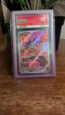 Pokemon TCG Cubone Illustration Rare Card 0407/07 Chinese Exclusive Ace 10 - Image 1
