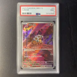 Pokemon TCG Cubone Illustration Rare Card 0407/07 Chinese Exclusive Psa 9! - Image 1