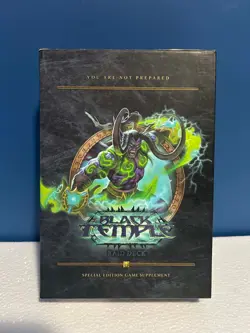 World of Warcraft Black Temple Raid Deck Complete Excellent *HALF SEALED* - Image 1