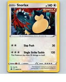 Snorlax SWSH119 Holo Promo Sword & Shield Promo Pokemon Holo Lightly Played - Image 1