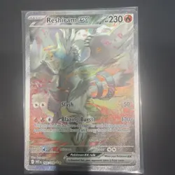 Pokemon TCG Reshiram ex SIR White Flare NM 166/086 Fresh Pull CLEAN - Image 1
