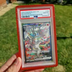PSA 10 Reshiram EX 166/086 White Flare Pokemon TCG Card SIR Gem Mint New Cert - Image 1