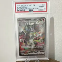 Pokemon TCG Reshiram ex 166/086 Sv: White Flare SIR Holo English PSA 10 - Image 1