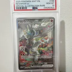 Pokemon TCG Reshiram ex 166/086 Sv: White Flare SIR Holo English PSA 10 - Image 3