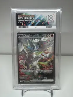 Pokemon TCG Reshiram EX White Flare Sir 166/086 Ace 10 - Image 1