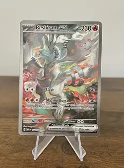 Pokemon TCG Reshiram EX White Flare Sir English Card 166/086 - Image 1