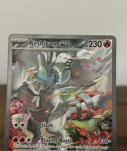 Pokemon TCG Reshiram EX White Flare Sir English Card 166/086 - Image 3