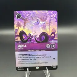 Ursula Sea Witch Epic Alternate Art Fabled Disney Lorcana 208/204 (B) - Image 1