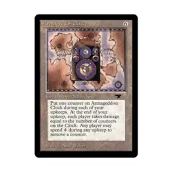 WOTC MtG Antiquities Armageddon Clock (U) VG - Image 1