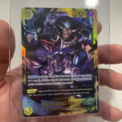 ONE PIECE TCG MARSHALL D. TEACH SEC #OP16-119 THE TIME OF BATTLE - Image 1