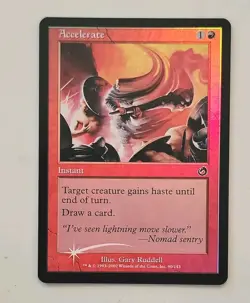 Accelerate - FOIL - Torment - NM - MTG - Image 1