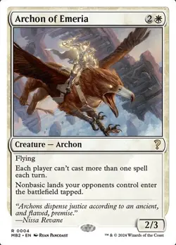 Archon of Emeria x1 1x Mystery Booster 2 White Border NM MTG - Image 1