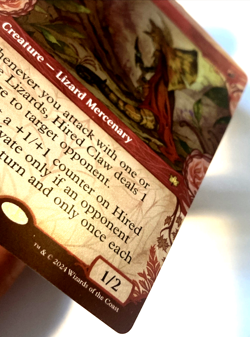 MTG Hired Claw (Showcase Foil) Bloomburrow 317 NM - Image 3