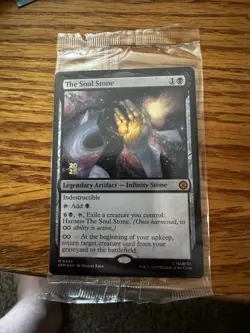 MTG Spider-Man The Soul Stone Pre Release Promo SEALED - Image 1