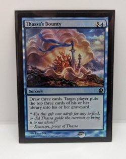 MTG Thassa's Bounty Theros Foil Common NM - Image 1