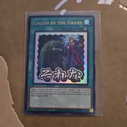 Yugioh - Called by the Grave Stsmp Art RA05-EN117 1st Edition Ultra Rare NM - Image 1