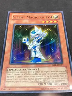 Yugioh - Silent Magician LV4 - Super - Unlimited - NTR-EN001 - LP - Image 2