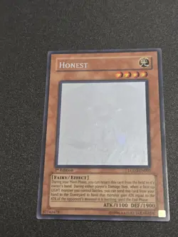 Yugioh Honest LODT-EN001 Ghost Rare 1st Ed - Image 1