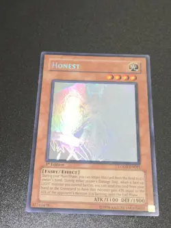 Yugioh Honest LODT-EN001 Ghost Rare 1st Ed - Image 5